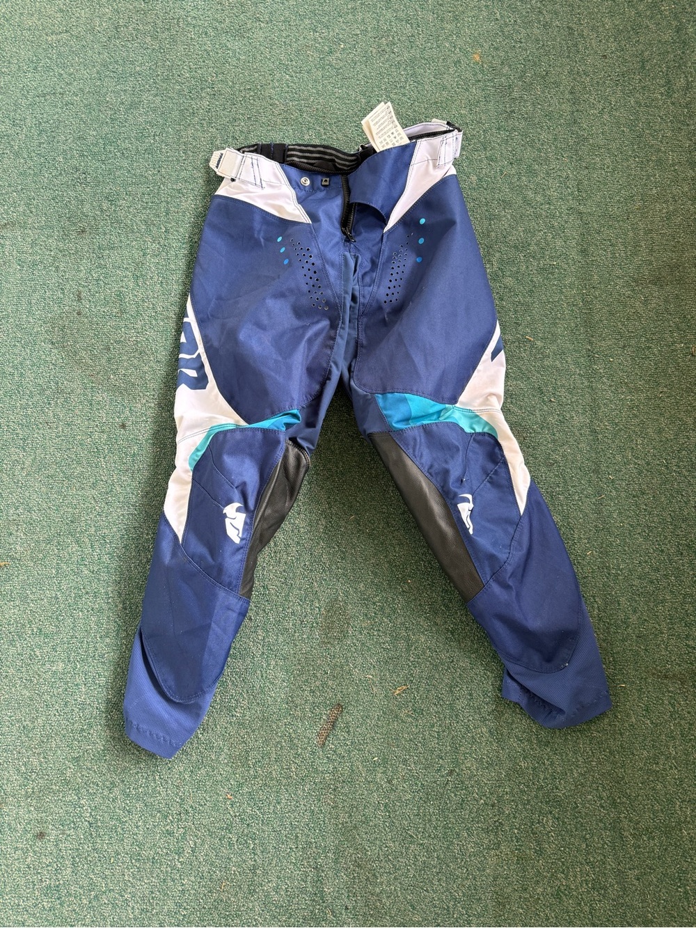 Men's Navy Blue Motocross Pants - Athletic Ride Fit